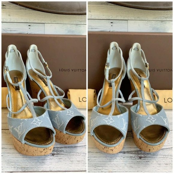 🛑SOLD🛑Authentic LOUIS VUITTON Denim Light Blue - Picture 10 of 12